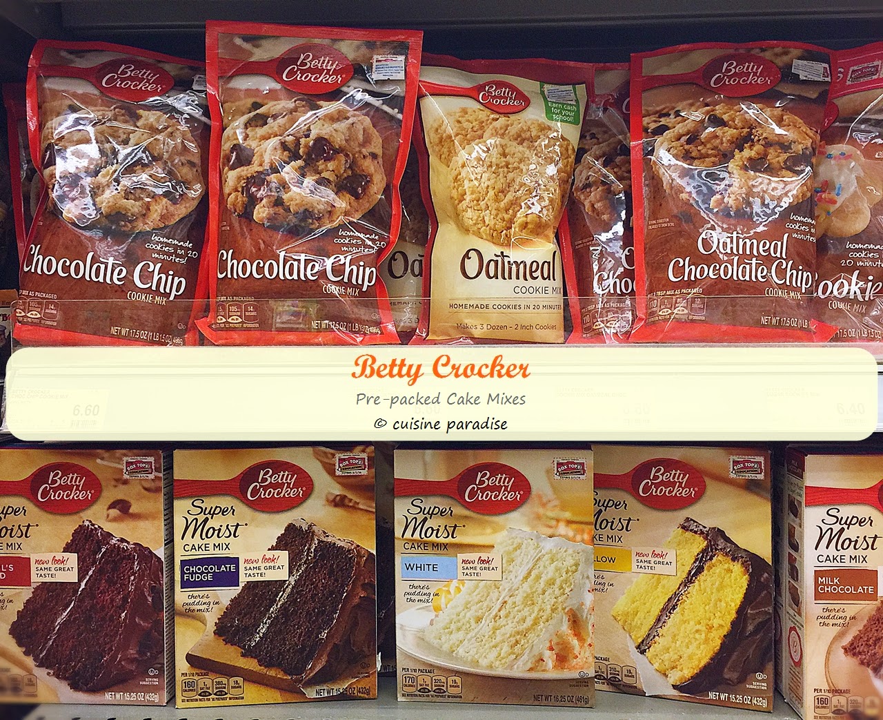 betty crocker cake mix cookies